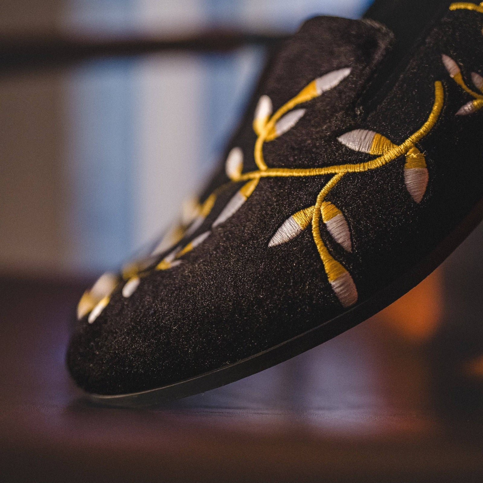 Leonard Loafers - Black x Yellow